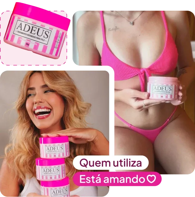 Adeus Creme Rosa para Estrias Creme Multifuncional transformação